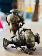 2 x Antiek Bronzen Decoratie Stuk Brons, Ophalen of Verzenden, Brons