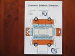 Bouwplaatje Volkswagen T1, Ophalen of Verzenden, Nieuw, Volkswagen