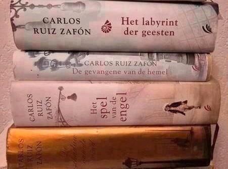 Carlos Ruiz Zafon Kerkhof vd Vergeten Boeken compl. 4x geb, Boeken, Historische romans, Zo goed als nieuw, Ophalen of Verzenden
