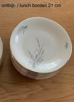 11 borden ontbijtborden Spenzo Marion ivoorkleur, deco grijs, Huis en Inrichting, Keuken | Servies, Ophalen of Verzenden, Zo goed als nieuw