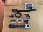 Gopro hero 3 met 3 accu’s en accessoires, Audio, Tv en Foto, Actiecamera's, Ophalen of Verzenden, Zo goed als nieuw, GoPro