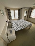 Auping wit 2 pers senioren bed incl. kast, Ophalen, Tweepersoons, Overige maten, Hout