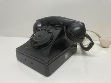 Vintage PTT telefoon, bakeliet, €20