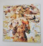 Goossens Gold Rush Aluminium Print 100x100cm, Huis en Inrichting, Ophalen, 75 tot 100 cm, 75 cm of meer, Print