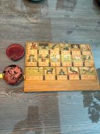 Antiek leesplankje aap noot mies met letters, Ophalen of Verzenden, Overige thema's