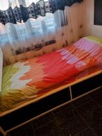 Mooi bed met lades, Huis en Inrichting, 90 cm, Eenpersoons, Wit, Ophalen of Verzenden