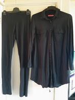 STUDIO ANNELOES travelstof set, Kleding | Dames, Huispakken, Studio Anneloes, Verzenden, Zo goed als nieuw, Zwart