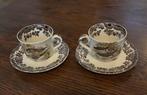 2 x kop en schotel van Royal Worcester Palissy Game Series., Huis en Inrichting, Ophalen of Verzenden, Zo goed als nieuw, Overige stijlen