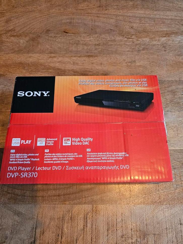 Sony DVP-SR370, Audio, Tv en Foto, Dvd-spelers, Nieuw, Dvd-speler, Sony, Ophalen of Verzenden