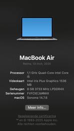 MacBook Air 13" – Intel Core i5 – In zeer goede staat, Computers en Software, Apple Macbooks, Ophalen, 256 GB, Qwerty, 8 GB