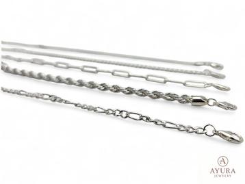 Sterling zilveren dames armbanden ( set van 5 ) beschikbaar voor biedingen
