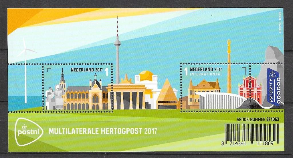 Blok 3565 postfris cw 6,75, Ophalen of Verzenden