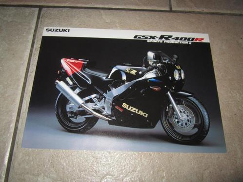 Suzuki GSX-R 400 R Sports Production 2 JDM folder 1989 ?, Motoren, Handleidingen en Instructieboekjes, Suzuki, Ophalen of Verzenden