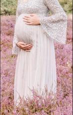 Maya Deluxe Maternity zwangerschapsjurk/fotoshoot maat L/XL, Kleding | Dames, Positiekleding, Nieuw, Grijs, Jurk, Ophalen of Verzenden