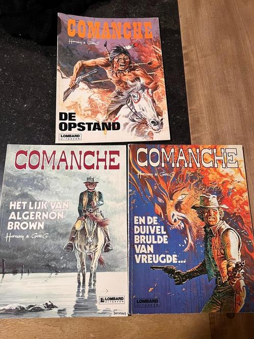 3 strips van Comanche: De opstand/ En de duivel../ Het lijk, Boeken, Stripboeken, Gelezen, Meerdere stripboeken, Ophalen of Verzenden