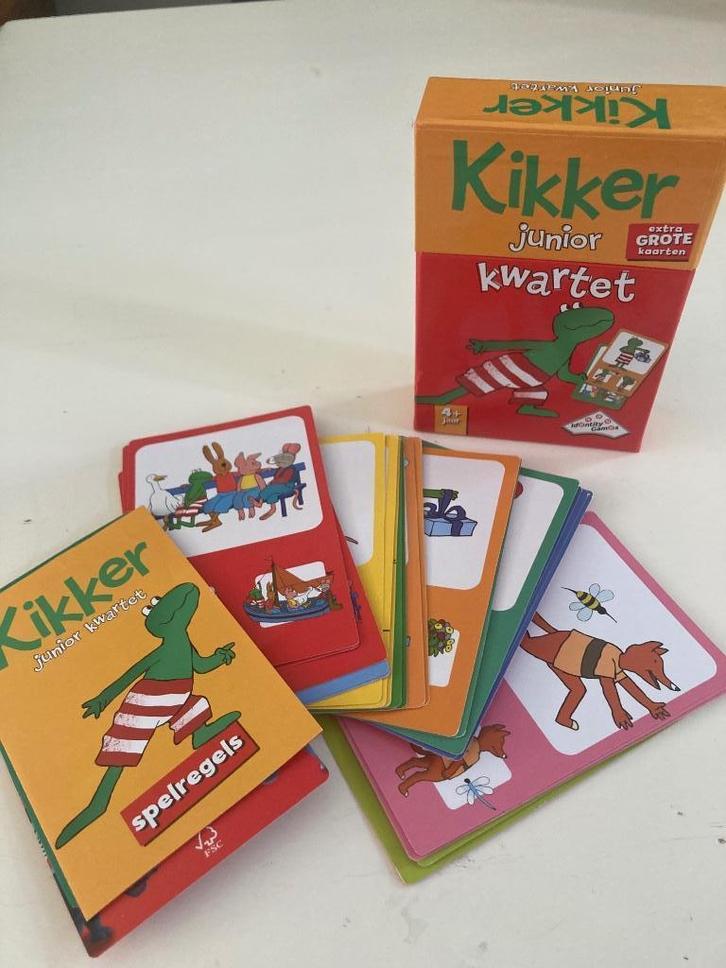 Kikker kwartet junior, Verzamelen, Speelkaarten, Jokers en Kwartetten, Nieuw, Kwartet(ten), Ophalen of Verzenden