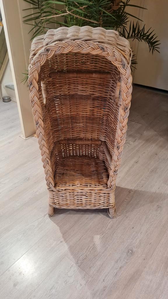 Vintage Rotan Kinderstoel, Kinderen en Baby's, Kinderstoelen, Gebruikt, Overige typen, Ophalen