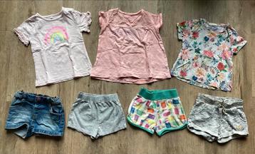 Pakketje zomerkleding meisje (80) beschikbaar voor biedingen