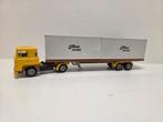 Tekno Scania 141 containeroplegger Tekno demo, Hobby en Vrije tijd, Modelauto's | 1:50, ., Zo goed als nieuw, ., Ophalen of Verzenden