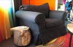 Ektorp fauteuil zwart luie stoel losse wasbare hoes Ikea, Huis en Inrichting, Ophalen, Gebruikt, 75 tot 100 cm