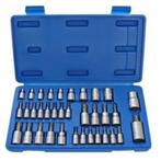 Torx/resistorx doppen- en bitdoppenset 35-delig, Ophalen of Verzenden, Nieuw