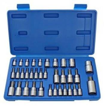 Torx/resistorx doppen- en bitdoppenset 35-delig beschikbaar voor biedingen