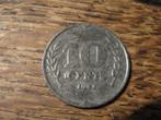 Oorlogsgeld WW2, zink Dubbeltje 1941, Duitse bezetting #458, Postzegels en Munten, Munten | Nederland, Verzenden, Koningin Wilhelmina