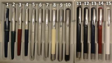 Diverse type Parker vulpennen beschikbaar voor biedingen