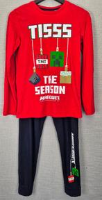 Lange pyjama - Minecraft - maat 158 - Shirt + Broek, Nacht- of Onderkleding, Minecraft, Ophalen of Verzenden, Zo goed als nieuw