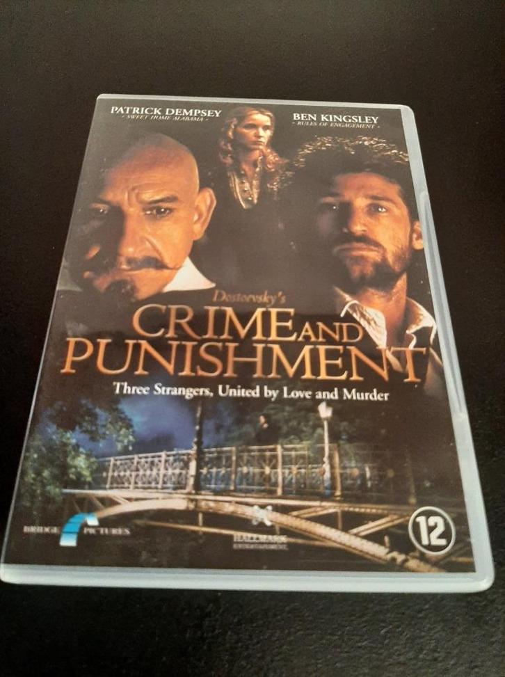 Crime and punishment, Patrick Dempsey, Ben Kingsley!, Cd's en Dvd's, Dvd's | Drama, Gebruikt, Historisch of Kostuumdrama, Vanaf 12 jaar