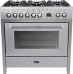 Boretti Carrara CRG916IX Fornuis Gas, Witgoed en Apparatuur, Fornuizen, 60 cm of meer, Nieuw, Ophalen of Verzenden, Energieklasse A of zuiniger