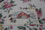 Kerst Postkaart - Jonge en Hond voor Huis, Kabouter, Finland, Verzamelen, Verzenden, 1960 tot 1980, Gelopen, Feest(dag)