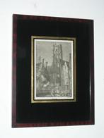 ingelijste staalgravure Rotterdam, 1870, Ophalen of Verzenden