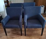 4 eetkamer stoelen van Beter Meubel, Huis en Inrichting, Ophalen, Gebruikt, Blauw, Vier