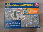 Jan van Haasteren Puzzel 2x1000 + Kalender, Hobby en Vrije tijd, Denksport en Puzzels, Ophalen of Verzenden