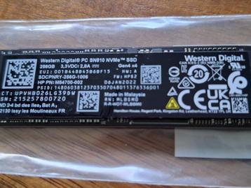 1 x Western Digital PC SN810 256GB SSD M.2.2280 beschikbaar voor biedingen