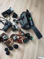 Verzameling oude camera’s, Audio, Tv en Foto, Fotocamera's Analoog, Spiegelreflex, Gebruikt, Ophalen of Verzenden, Overige Merken