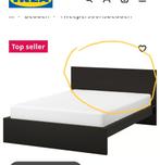 Gratis achterwand Malm bed., Ophalen, Nieuw, Tweepersoons, 160 cm