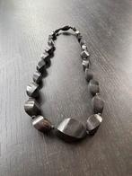 Statement Ketting Boho-chic vintage sieraden houten ketting, Ophalen of Verzenden, Zo goed als nieuw