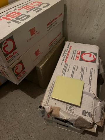 C.E.SI. Gres Porcellanato 10x10 Tegels - groen beschikbaar voor biedingen