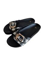H&M sandalen met gesp, H&M, Zwart, Nieuw, Sandalen of Muiltjes
