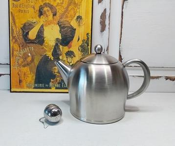 Bredemeijer theepot,  Minuet, dubbelwandig  beschikbaar voor biedingen