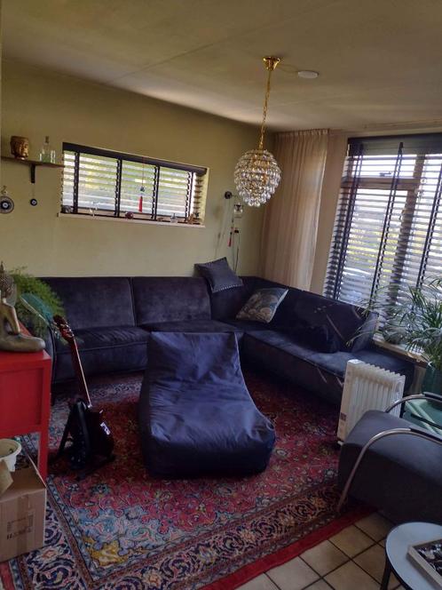 whoober zitzak zo goed als nieuw, Huis en Inrichting, Zitzakken, Zo goed als nieuw, Zitzak, Blauw, Ophalen