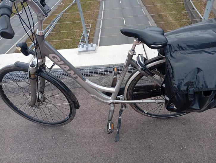 Giant Ease E+ Hybride, Fietsen en Brommers, Elektrische fietsen, Zo goed als nieuw, Giant, 51 tot 55 cm, 30 tot 50 km per accu