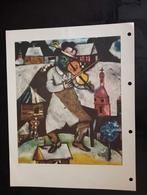 Marc Chagall De Violist offset prent jaren 50, Verzenden