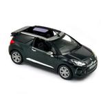 Citroen DS3 Cabrio 2013 Zwart schaal 1/43 NOREV ref: 155287
