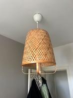 Ikea KNIXHULP hanglamp rotan bamboe 40 cm, Ophalen, Zo goed als nieuw, Minder dan 50 cm