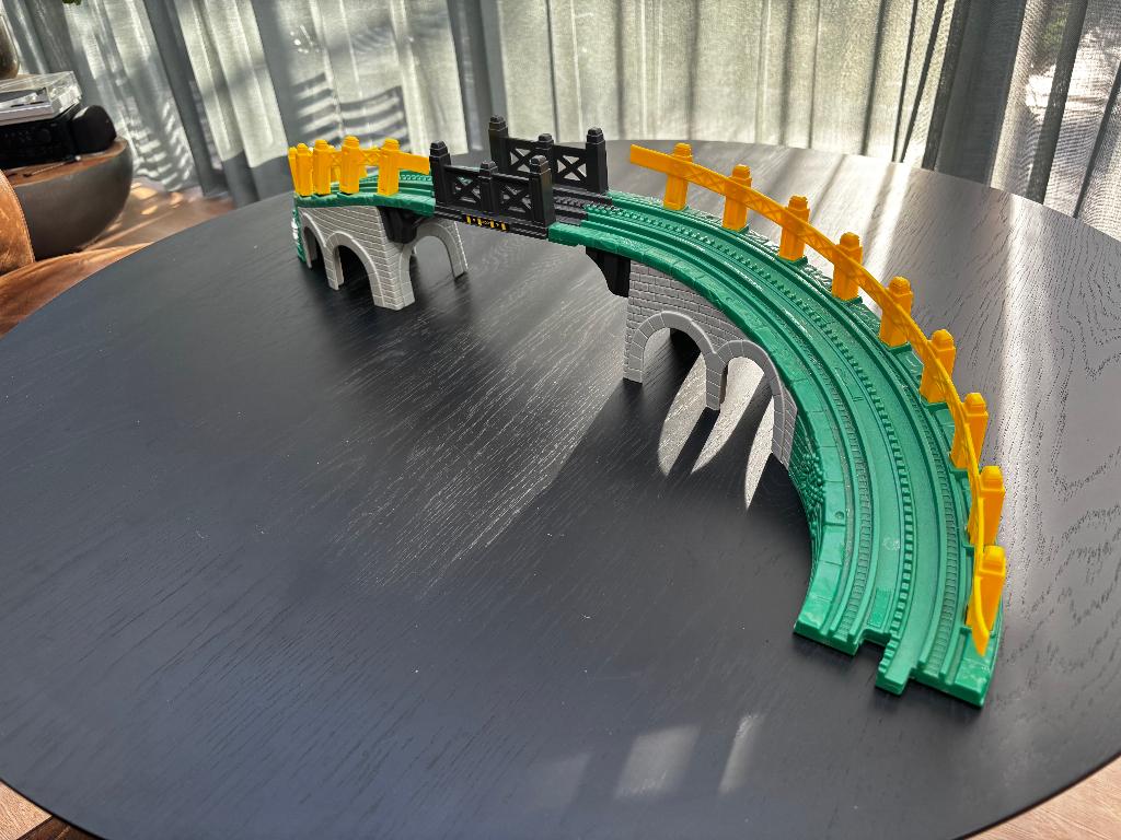 Geotrax van fisher price - brug met rails, Ophalen of Verzenden, Speelset