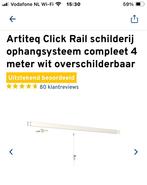 Artitec Click rail schilderij ophangsysteem 4 meter., Nieuw, Overige materialen, 250 cm of meer, Lijsten