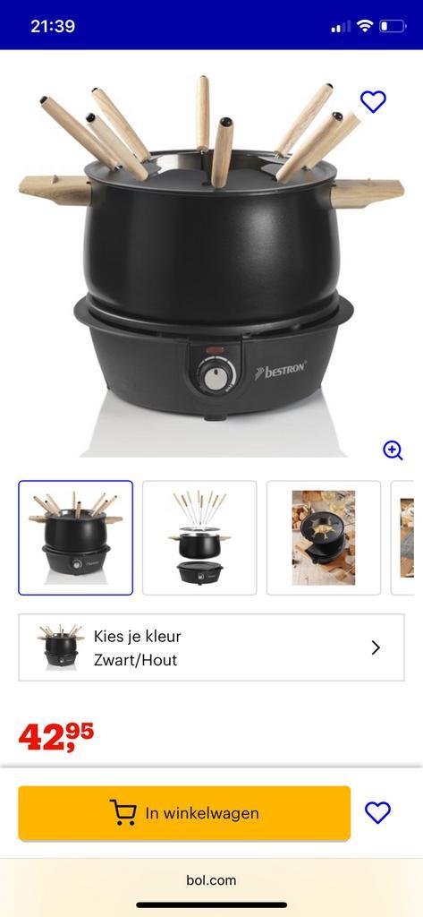 Bestron Fondueset, Witgoed en Apparatuur, Fonduesets, Nieuw, Fondueset, Elektrisch, Ophalen of Verzenden